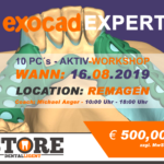 EXOCAD - Experten Seminar - 10 PC´s ACTIV-WORKSHOP