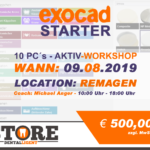 EXOCAD - STARTER - "AKTIV WORKSHOP" mit 10 PC´s -in REMAGEN