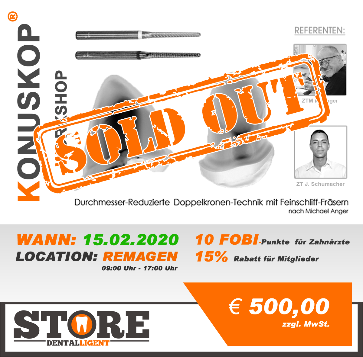 AUSVERKAUFT - Das Konuskop® - der Fräskurs