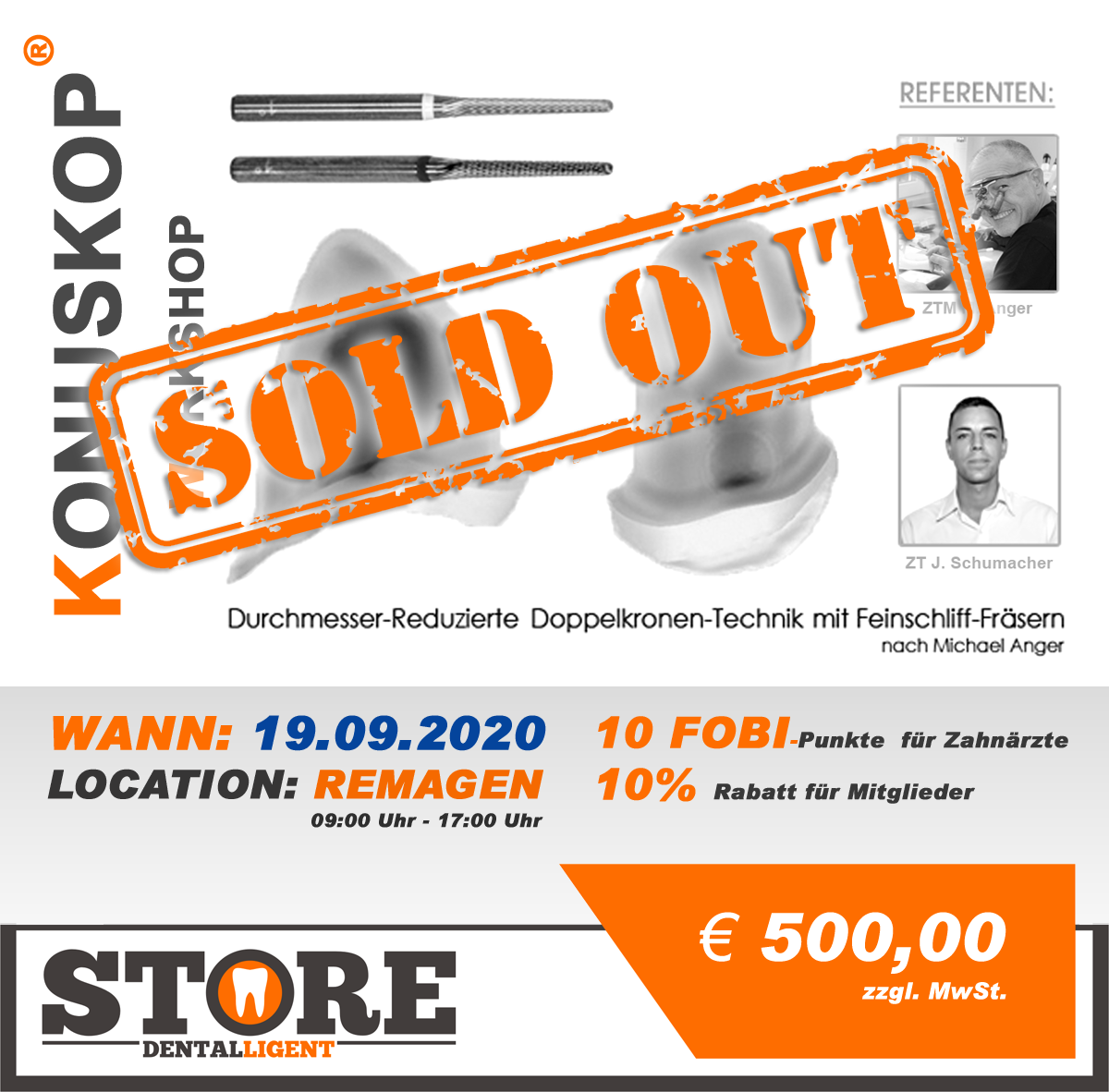 AUSVERKAUFT - Das Konuskop® - der Fräskurs