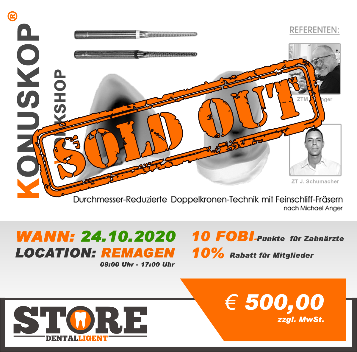 AUSVERKAUFT - Das Konuskop® - der Fräskurs