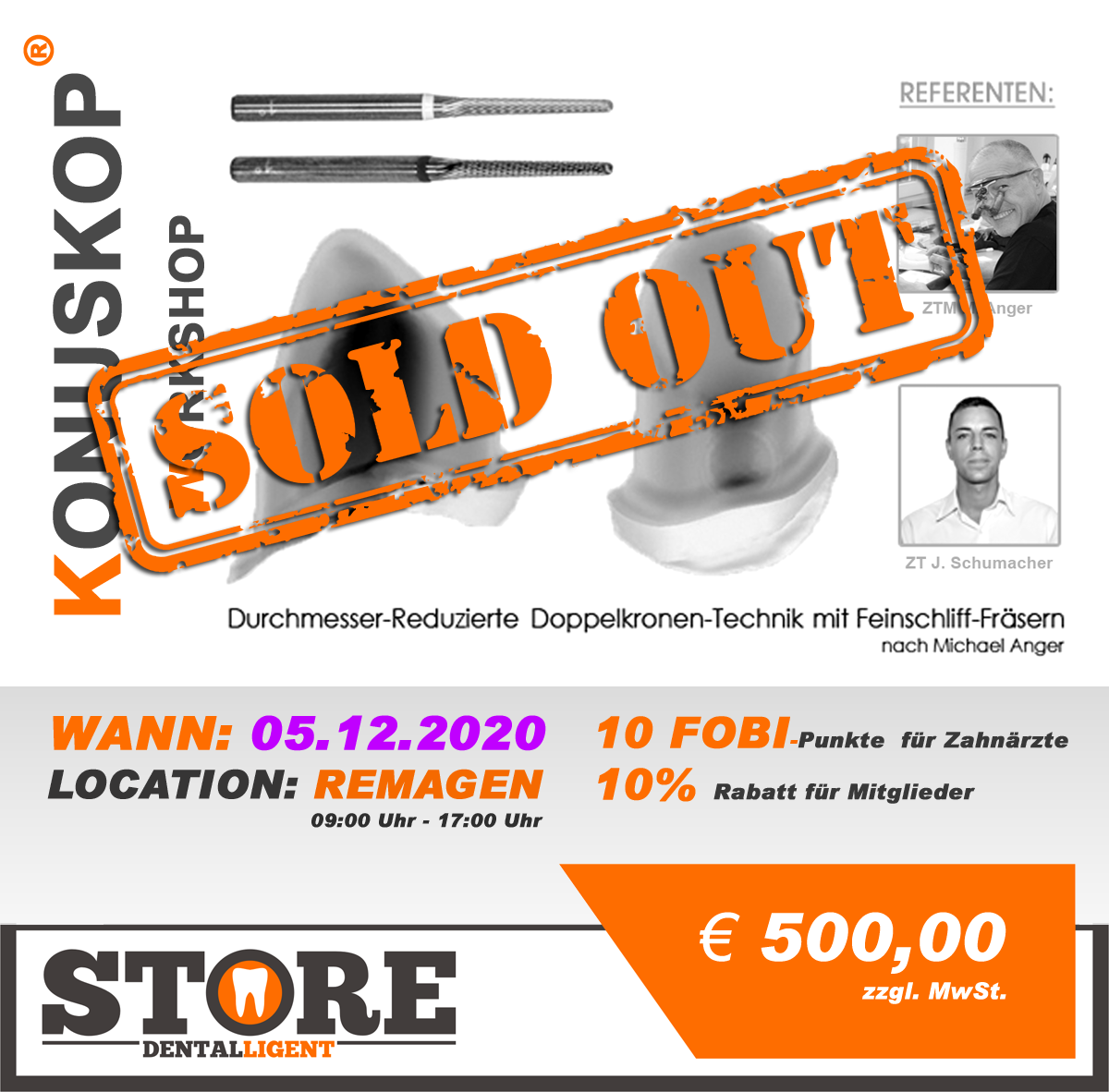 AUSVERKAUFT ! Das Konuskop® - der Fräskurs