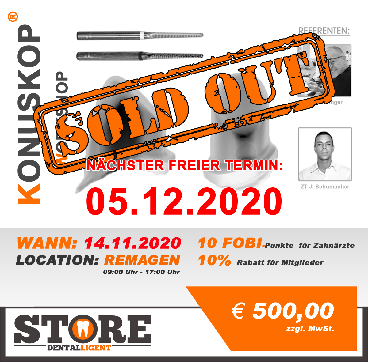 AUSVERKAUFT ! Das Konuskop® - der Fräskurs