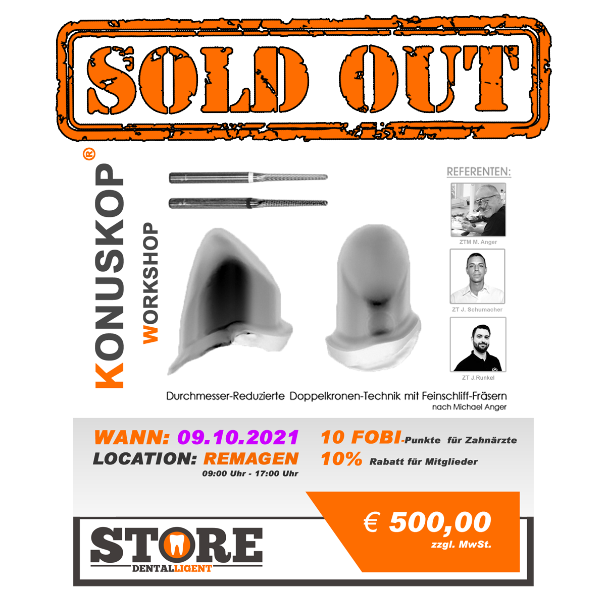 AUSVERKAUFT! - Das Konuskop® - der Fräskurs