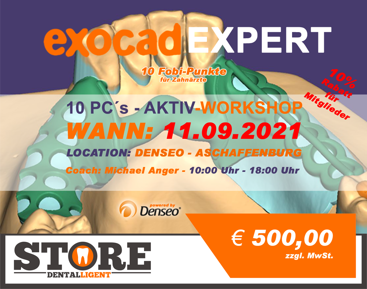 EXOCAD - EXPERT - "AKTIV WORKSHOP"