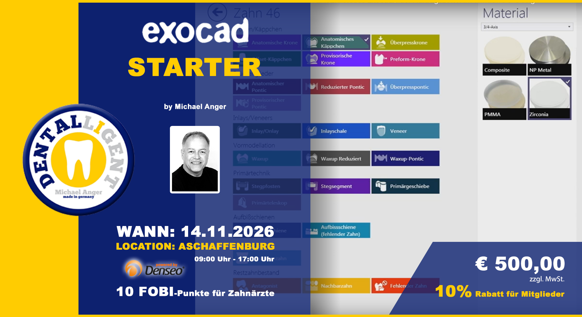 EXOCAD – Starter in Aschaffenburg - aktiv Workshop